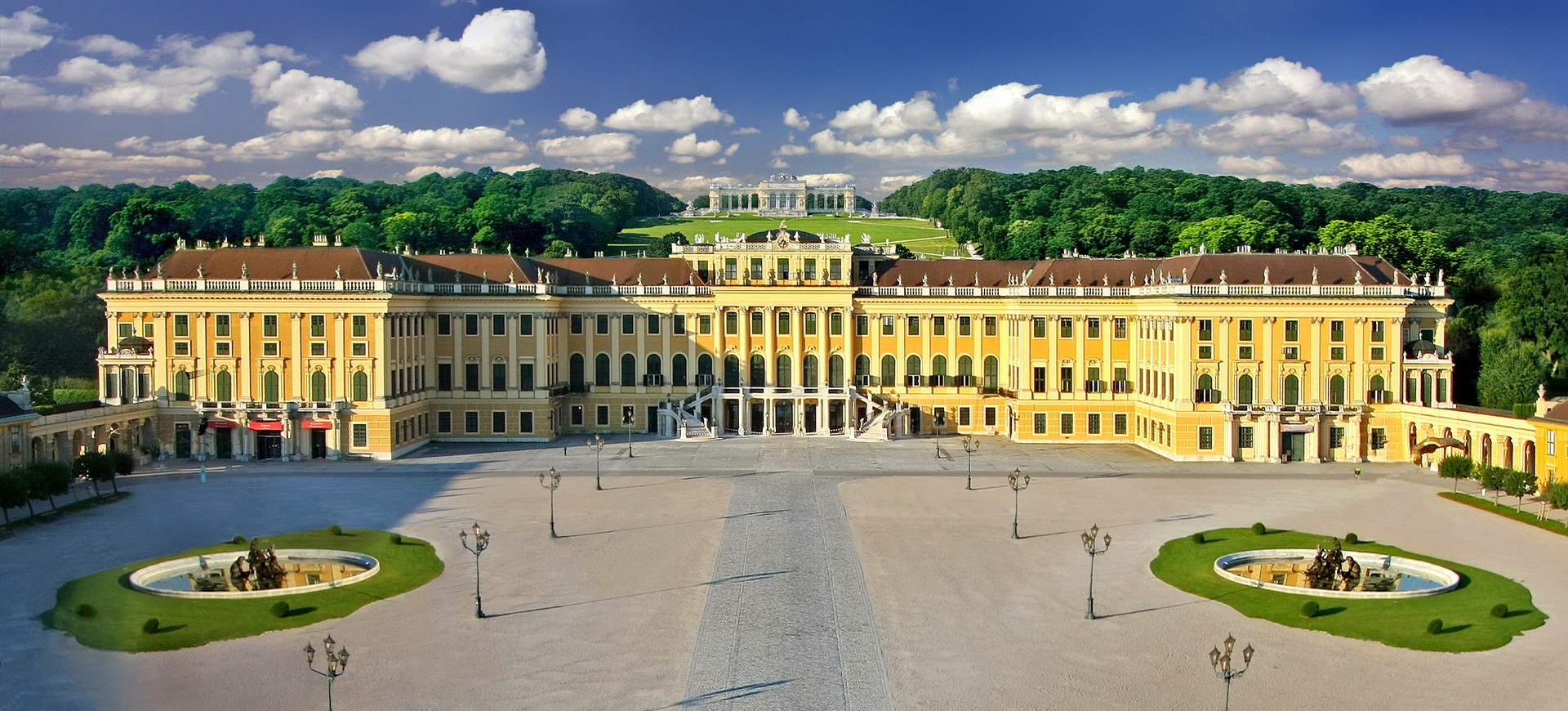 Chateau Schoenbrunn et Gloriette à Vienne