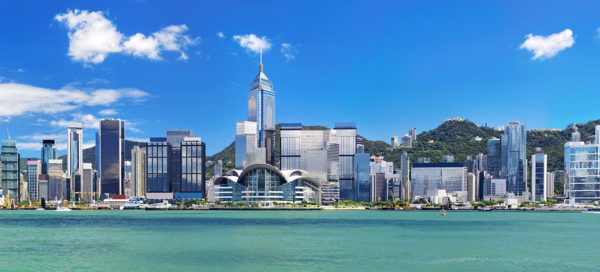 Vue panoramique de Hong Kong