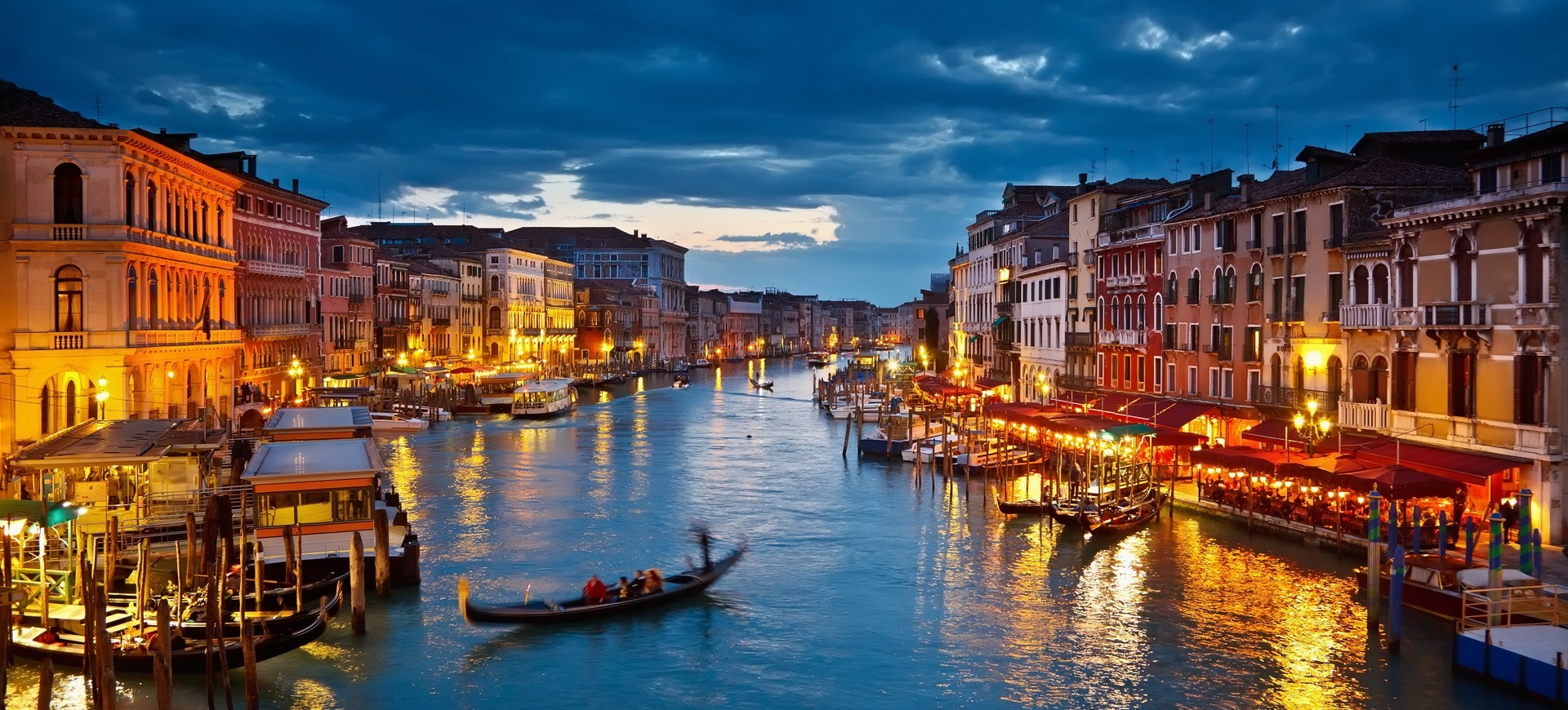 Venise by night depuis Pont Ryalto