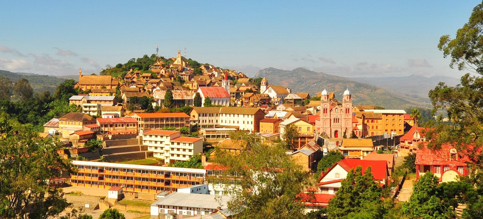 Vue panoramique sur la ville de Fianarantosa