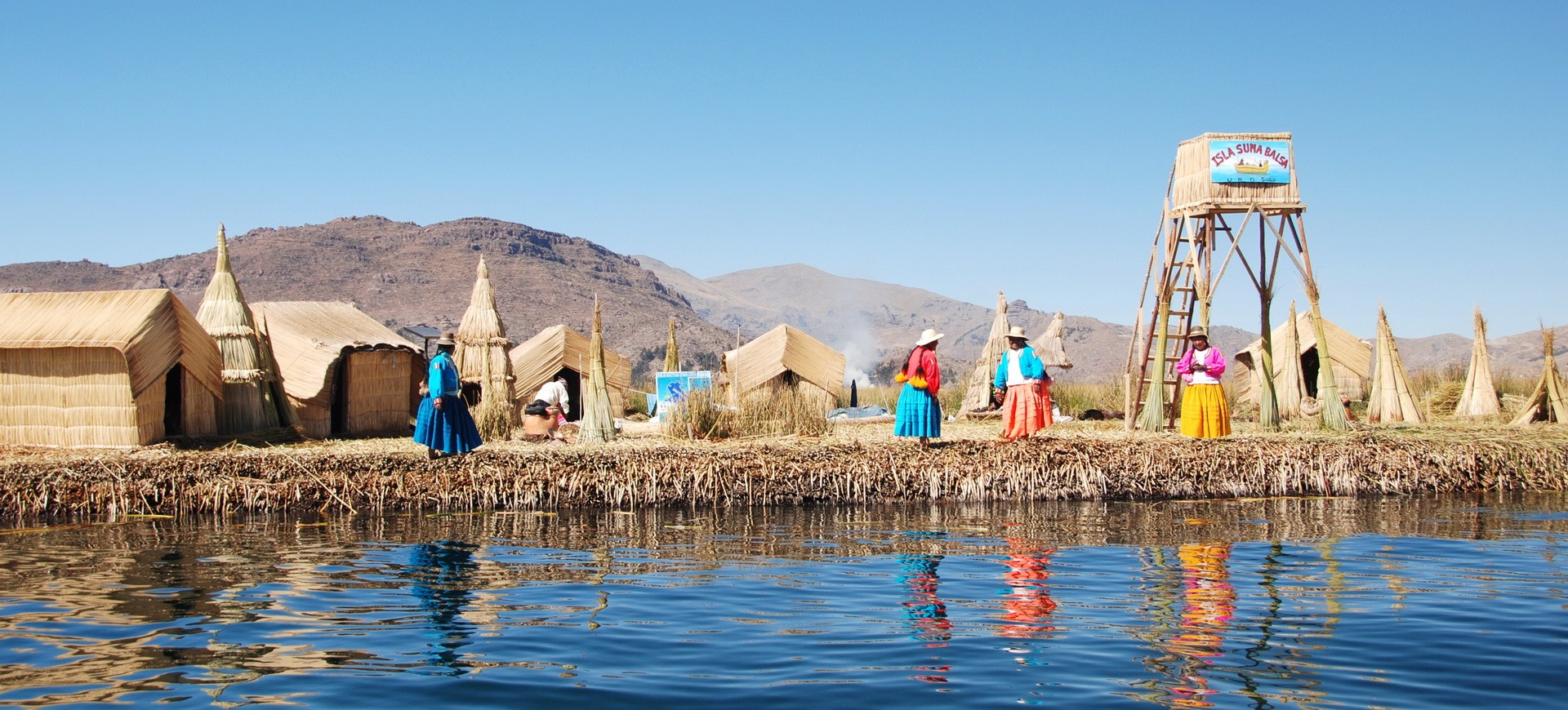 Pérou Lac Titicaca île de Uros