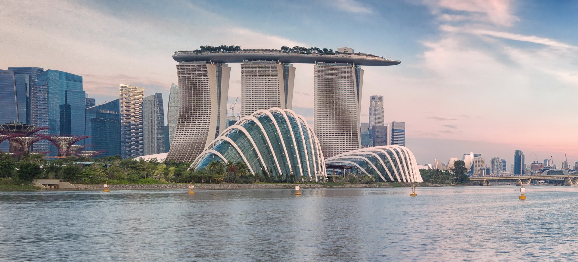 Singapour vue panoramique