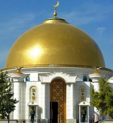 Turkménistan Ashqabad Mausolée de Niazov